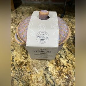 Ciroa Bakehouse Acorn stoneware mini casserole dish brand new!  Gorgeous color!